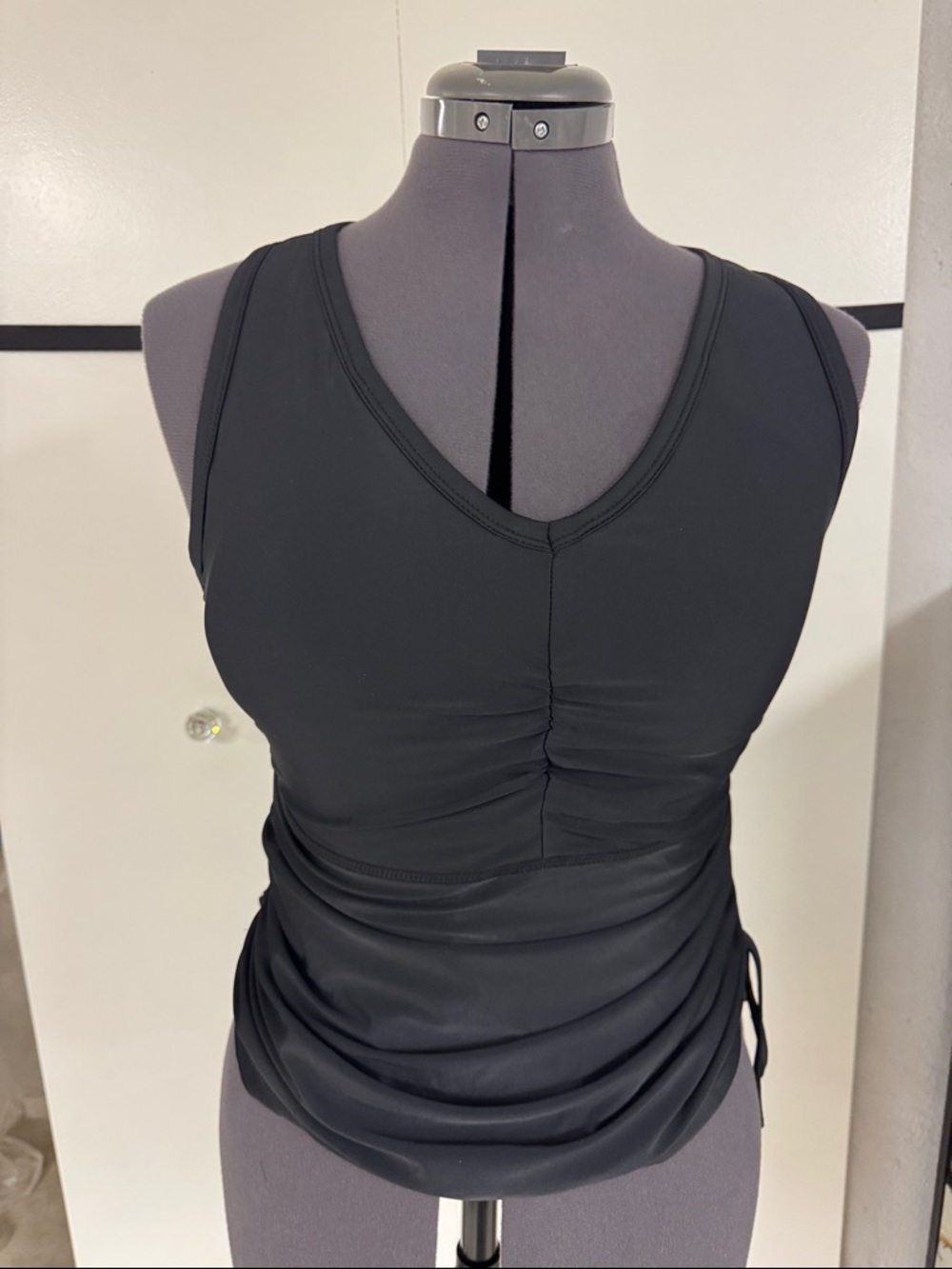 UV Skinz Black Ruched Swim Top